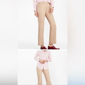 Brooks Brothers Catherine Pants Wool Tan